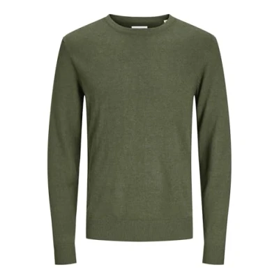 Image of Jack &amp; Jones Jjeemil Jumper, Men&#039;s, Size: XL, Kombu green