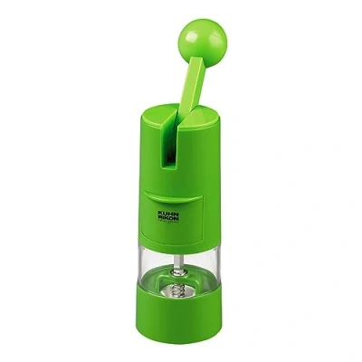 Image of Kuhn Rikon Ratchet Grinder for Salt, Black Peppercorns or Spices. Salt Mill (Coarse Fine). Spice Grinder. Pepper Mill. 3 Year Kitchen Accessories Guarantee