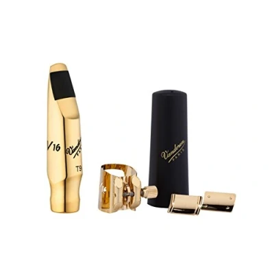Image of Vandoren SM825GSKO V16 T9 Plus Optimum Ligature/Cap Tenor Metal Mouthpiece, Small