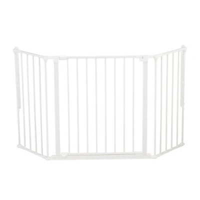 Image of BabyDan Flex M, 90 146 cm/35.5 57.4 inches, Stair Gate/Room Divider, White, Made in Denmark Baby Gate/Safety Gate (Pet gate/Dog playpen)