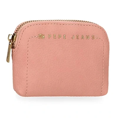 Image of Pepe Jeans Diane Purse Pink 12x8x2 cms Synthetic leather
