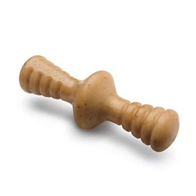 Image of Benebone Zaggler Indestructible Rolling Dog Chew Toy For Aggressive Chewers, Long Lasting Tough Boredom Breaker Dogs, Real Chicken Flavour, Giant Breeds, Made in the USA.