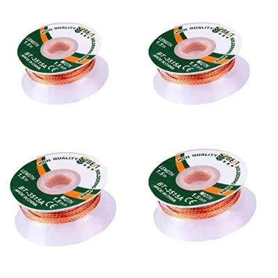 Image of Desoldering Wick Solder Braid Braid, 4 Pack