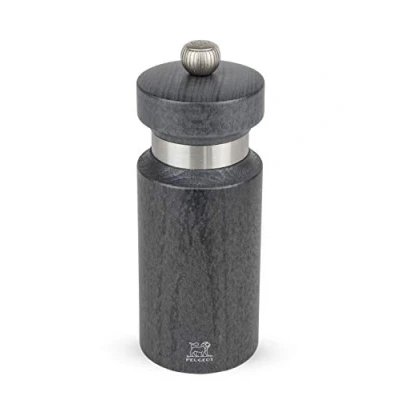 Image of PEUGEOT Pepper Mill, Wood, Gray, 5.5&quot;