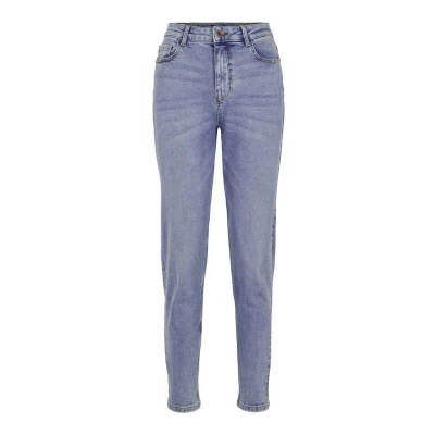 Image of Pieces Slim fit jeans, Women&#039;s, Size: 8, Light blue denim