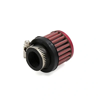 Image of sourcingmap 26mm Inlet Dia Motorcycle Air Intake Filter with Adjustable Clamp