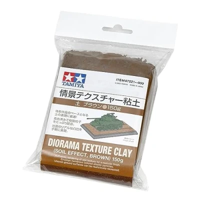 Image of Tamiya Diorama Texture Clay 150g (soil Effect: Brown) 87221