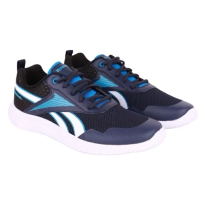 Image of Reebok Rush Runner 5.0 Running Shoes, BOLDPINK/UNLEASHEDGREEN/White, 3 UK Child