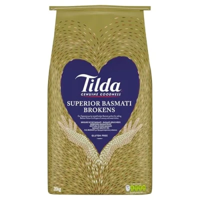 Image of Tilda Broken Basmati Rice Pack of 20 kg