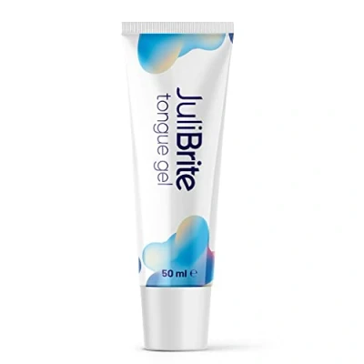Image of Julibrite Tongue Clean Gel (50 ml) for Fresh Breath with CPC &amp; Zinc