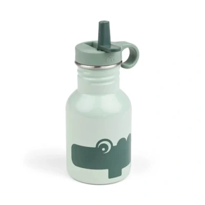 Image of Done by Deer Stainless Steel Bottle Croco Green