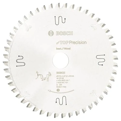 Image of Bosch 2608642101 BSWOB 48 Tooth Top Precision Circular Saw Blade, 0 V, Silver