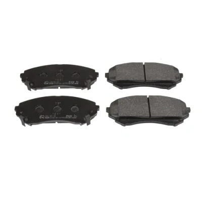 Image of 25814702, 25958115, 25958115SK1 Brake pad set BLUE PRINT ADA104262 Front Axle with acoustic wear warning