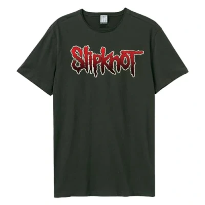 Image of Amplified Unisex Adult Slipknot Logo T Shirt (M) (Charcoal)