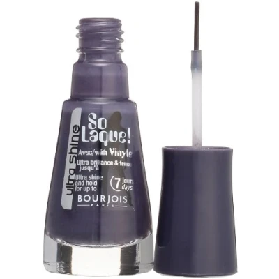Image of Bourjois So Laque Ultra Shine Nail Polish No.37 Bleu Asphalte