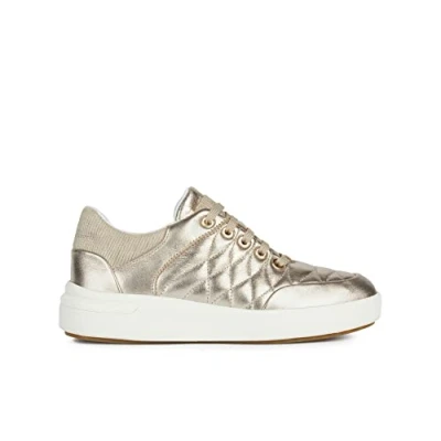 Image of Geox Womens D Dalyla B Sneakers, Champagne Lt Taupe, 5 UK