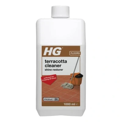 Image of HG Terracotta Clean &amp; Shine, Product 86, Restoring Cleaner for Natural Stone, Concentrated Mopping with Fresh Scent 1 Litre (191100106)