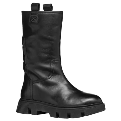 Image of Geox Women&#039;s D Vilde E Fashion Boot, Black, 4.5 UK
