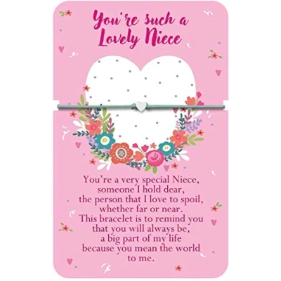Image of Heartwarmers Sentiment Cord Bracelet Niece