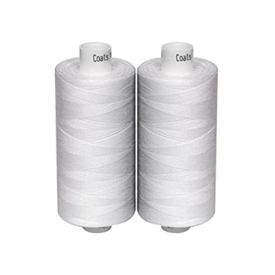Image of COATS Thickness 120 Universal Sewing Thread 2 x 1000Y Machine (White)