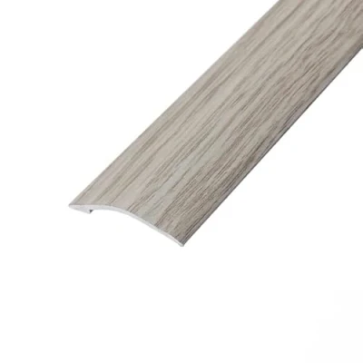 Image of eXtreme Self Adhesive Angle Edge Flooring Strip 8ft Stick Down Door for Laminate, Tile, Wood, &amp; Lino Sturdy, Waterproof, and Dirt Resistant Ramp Threshold Bar Dapple Grey