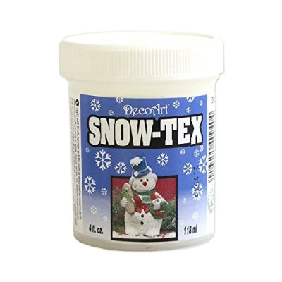 Image of Deco Art DecoArt DAS9 4 Snow Tex, Ounce, Acrylic, Multicolour, 1.98x1.98x2.45 cm