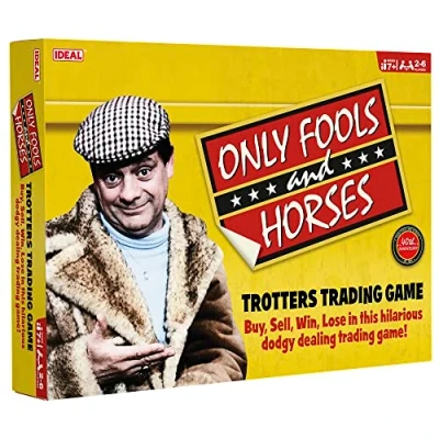 Image of IDEAL Only Fools and Horses Trotters trading Game: Buy, Sell, Win, Lose in this hilarious dodgy dealing game! Family TV Show Board Game For 2 6 Players Ages 7+