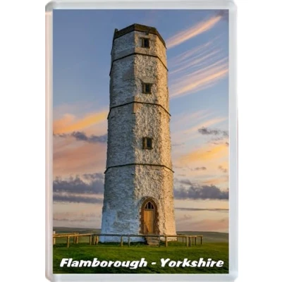 Image of Flamborough Yorkshire 96 x 67mm Jumbo Fridge Magnet/Magnets BBFHM920