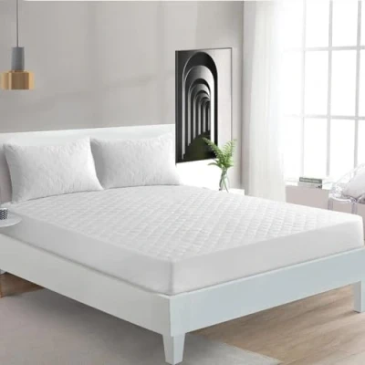 Image of Rohi Polycotton Quilted 30cm Deep Mattress Protector Soft Diamond And Anti Allergenic Extra Comfort (Small Double Bed 122 x 190 cm)