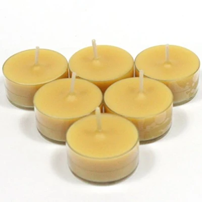 Image of Handmade Premium Quality Highly Scented 6 Tea Light Candles (Christmas Cookie Scent)