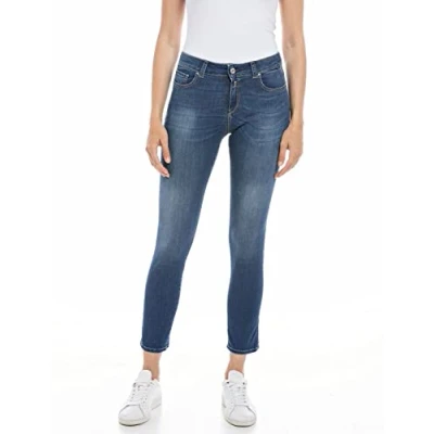 Image of REPLAY Women&#039;s WA429 Faaby 99 Denim Jeans, Medium Blue 009 1, 27W / 28L