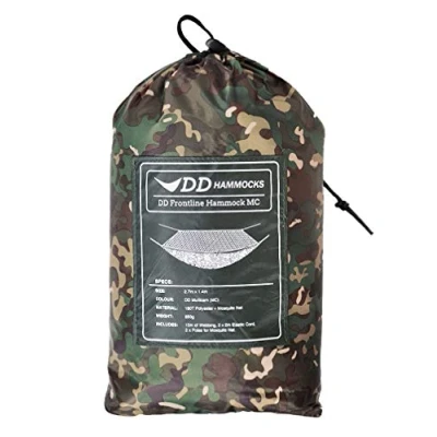 Image of DD Hammocks Frontline Hammock MC: Lightweight Camouflage Jungle With Mosquito Net For Camping And Hiking
