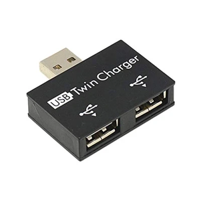 Image of Bydezcon Fashion Usb Hub 2 Ports 2.0 Splitter Charger Adapter For P C Dongle 2020