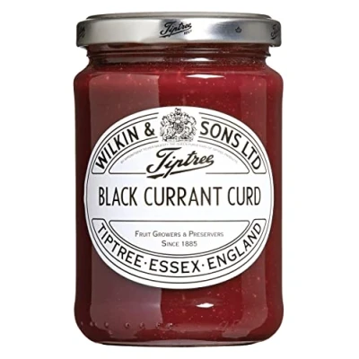 Image of Wilkin &amp; Sons Tiptree Black Currant Curd, 312g Jar / Suitable for Vegetarian, Coeliac Diets