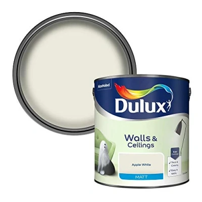 Image of Dulux Du Matt, Apple White, 2.5 l (Pack of 1)