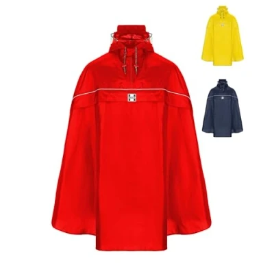 Image of Bicycle poncho HOCK &quot;Rain Stop&quot;, 30% reduced, slight visual defect, red, XL