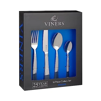 Image of Viners Windsor 18/0 16 PCE Cutlery Set Giftbox