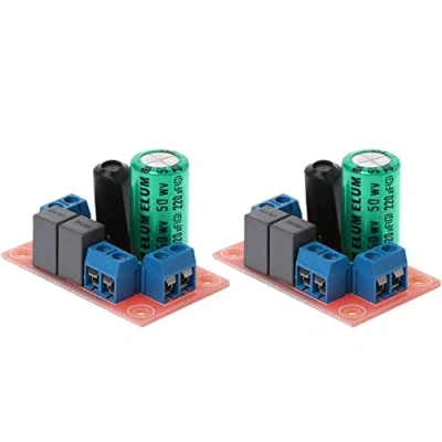 Image of Fasizi 2pcs Ajustable Treble Bass 2 Way Audio Frequency Divider Speaker Crossover Filters