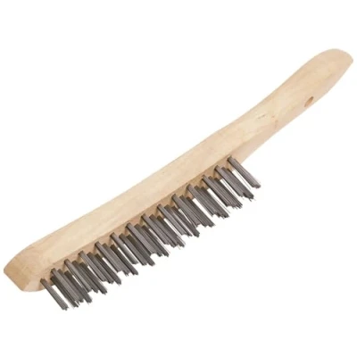 Image of Draper Wire Scratch Brush, 3 Row, 290mm