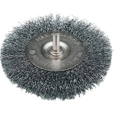 Image of Silverline Rotary Steel Wire Wheel Brush 100mm