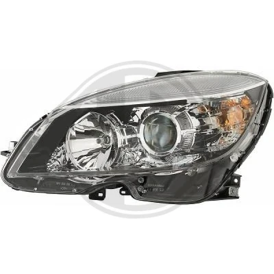 Image of 2038205759 Headlights DIEDERICHS 1671883 Left H7/H7 with motor for headlamp levelling