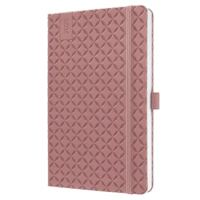 Image of SIGEL J5129 Jolie Weekly Planner 2025, hardcover, 13,5 x 20,3 cm, 174 Pages, Dusty red