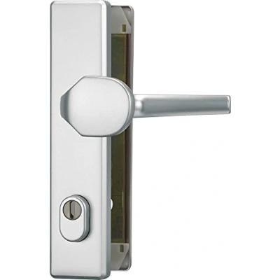 Image of ABUS HLZS814 F1 203510 Door Fitting with Steel Cylinder Protection Square Aluminium
