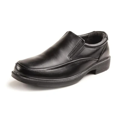 Image of Deer Stags Men&#039;s Brooklyn Cushioned Comfort Leather Dress Casual Slip on Loafer, Black, 16 W (3E)