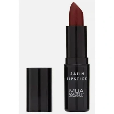 Image of MUA Make Up Academy Satin Lipstick Lip Colour Vegan Cosmetics (Agenda)