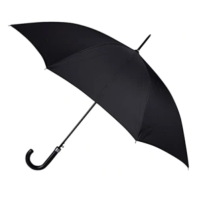 Image of Isotoner totes Eco Auto Walker Leatherette Crook Plain Black