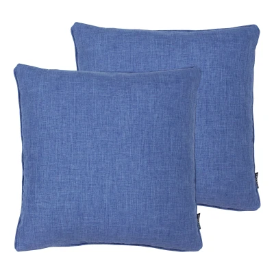 Image of Paoletti Twilight Cushions (Twin Pack) Blue Size 45 cm x