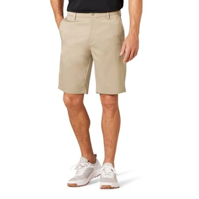 Image of Amazon Essentials Men&#039;s 10&quot; Classic fit Cargo Shorts (Available in Big &amp; Tall), Khaki Brown, 34W