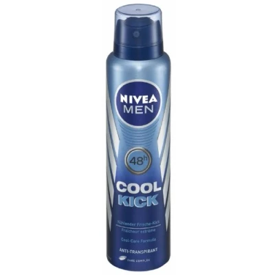 Image of Nivea Men Cool Kick Anti Transpirant Spray Pack of 6 x 150 ml