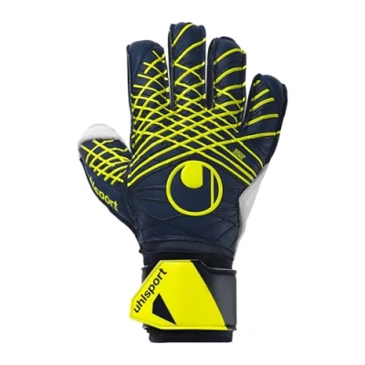 Image of uhlsport Football Goalkeeper Gloves Prediction Soft Flex Frame for Children and Adults with Finger Protection